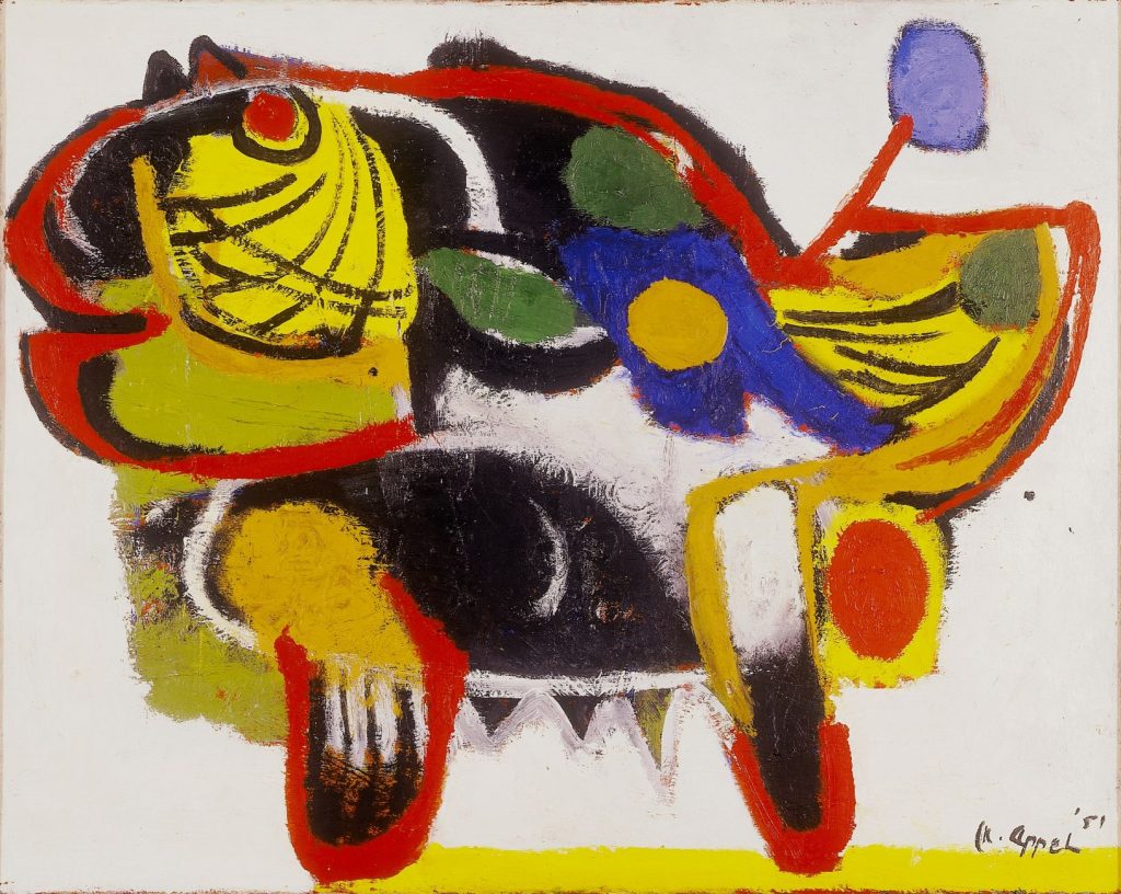 Karel Appel, Oerbeest, 1951, collectie Stedelijk Museum Schiedam
